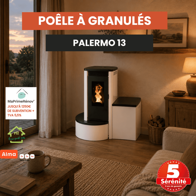 Poêle à granulés palermo 13