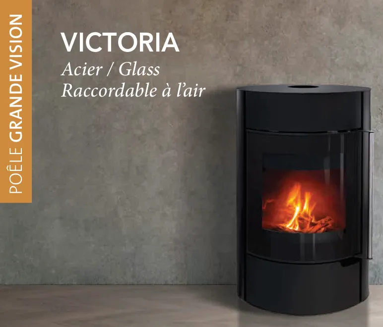VICTORIA, photographie extraite du catalogue INTERSTOVES